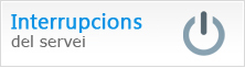Interrupcions del servei