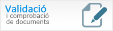 Validació i comprobació de documents